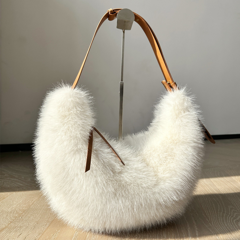 Luxury Bags Of 2026 - Mode namaakbont halve maan tassen voor