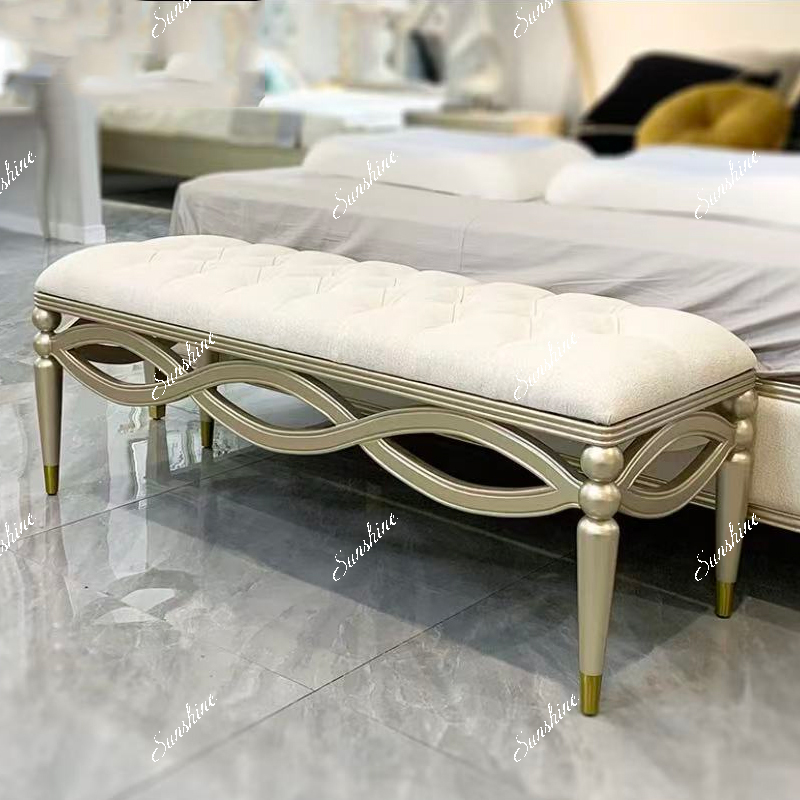 Luxury Bags Entry - Amerikaanse lichte luxe slaapkamer massief houten