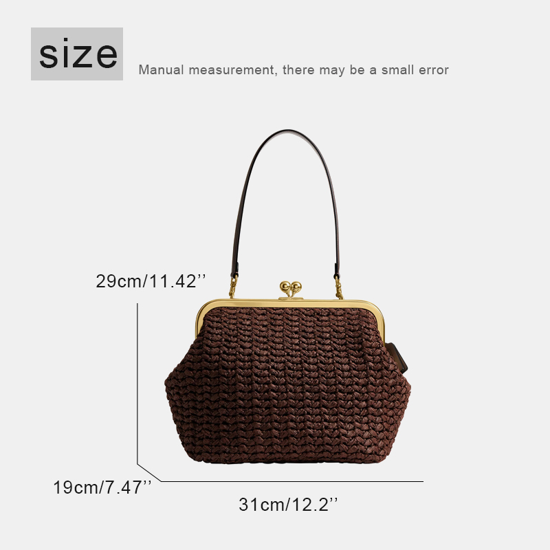 Handgeweven Kisslock Frame Sch - Luxury Bags On Sale recensie en prijs