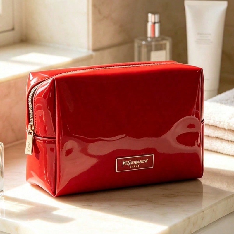 YSL BEAUTE Rode Kunstleren Mak - Women Luxury Bags Ysl recensie en prijs