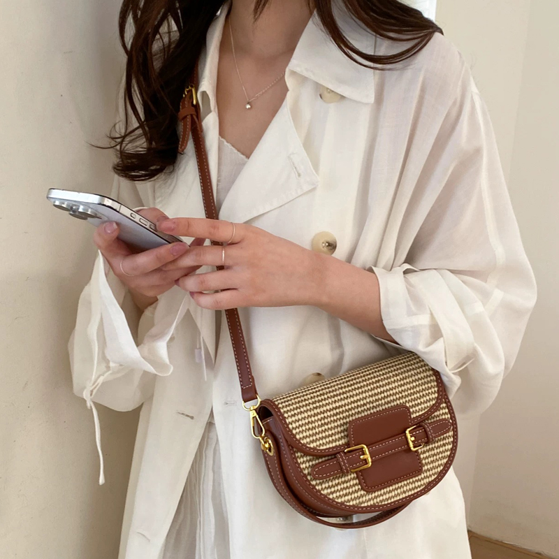 Engelse stijl mini strooien za - Luxury Bags Of 2026 recensie en prijs
